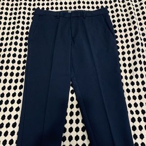 Cropped Men’s navy dress pants. Club Monaco.